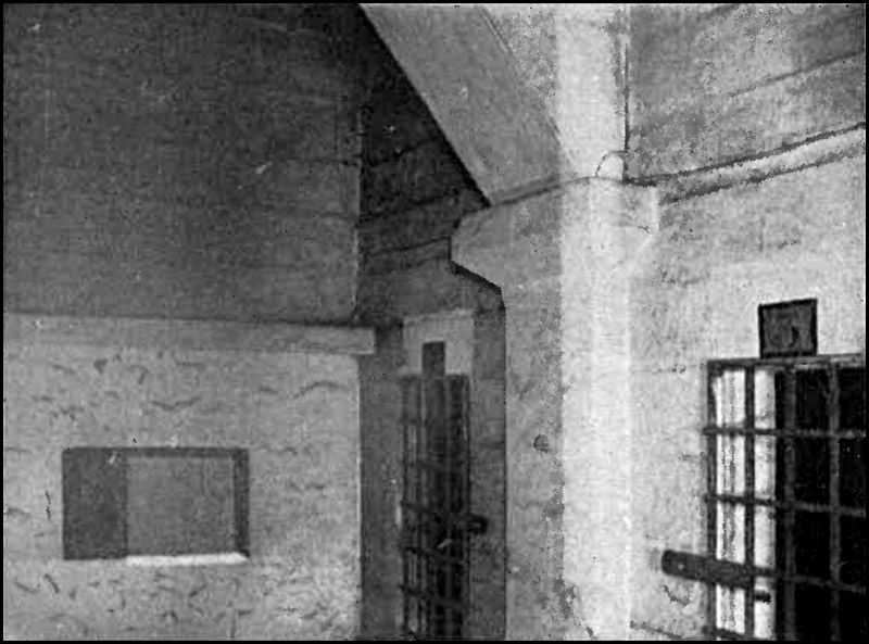 THE PRISON CELLS IN LANCASTER CASTLE WHERE HENRY HUNT AND SAMUEL BAMFORD WERE CONFINED AFTER PETERLOO