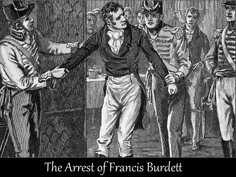 The Arrest of Francis Burdett