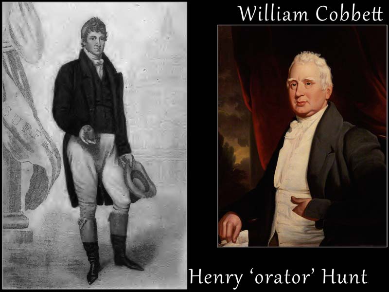 Henry 'Orator' Hunt and William Cobbett