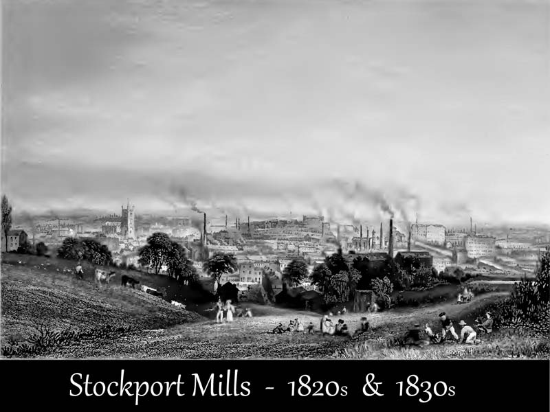 Stockport Mills 1820s and 1830s