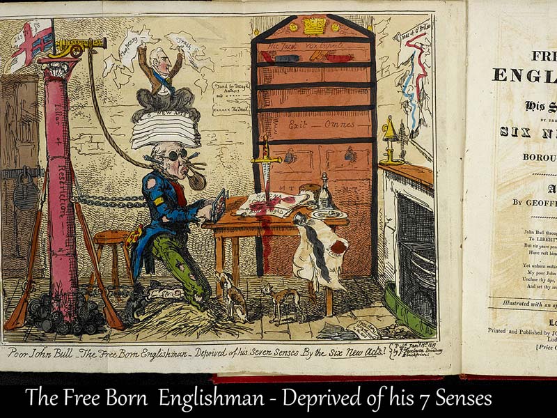 The Freeborn Englishman - Deprived of his 7 senses By the Six New Acts' 