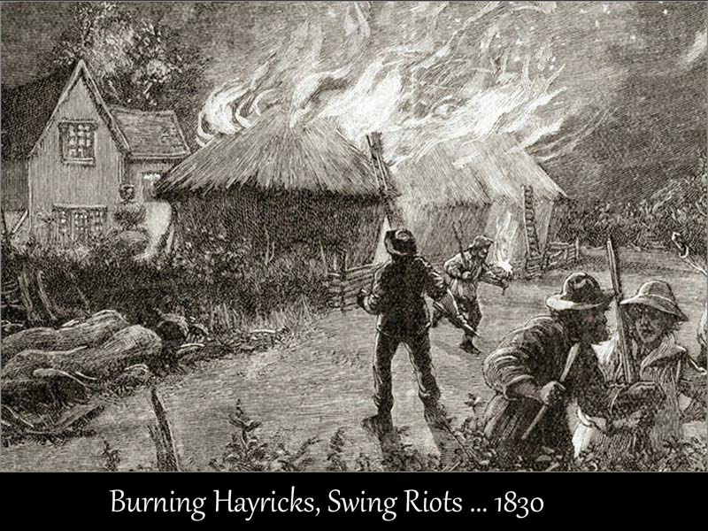 Burning Hayricks, Swing Riots of 1930